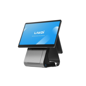 Caisse Tactile Windows LANDI Cx20 | Intel i3 | 8GB RAM | 256GB | 15" + 10,1" | Imprimante 80mm